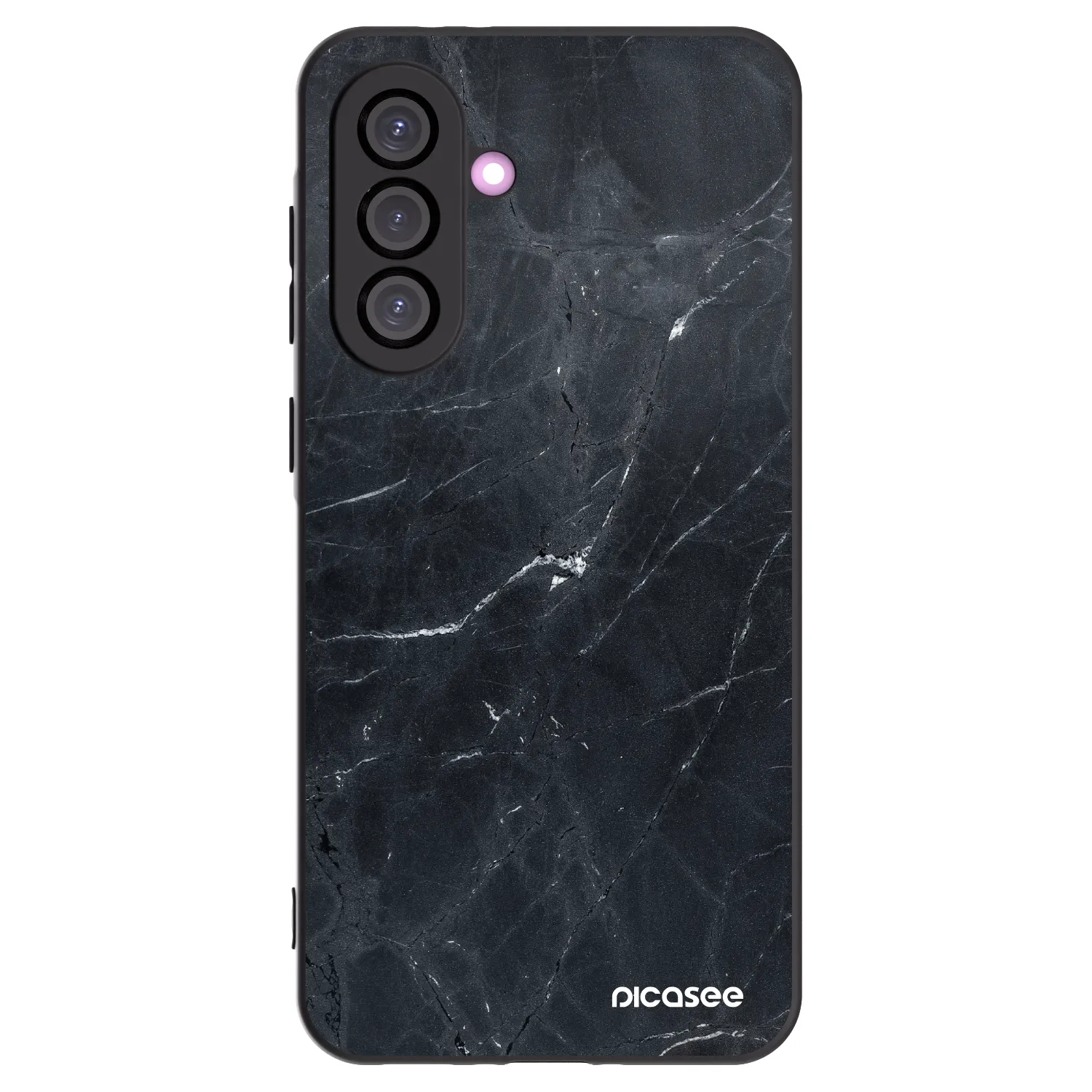 Picasee crna silikonska maskica za Samsung Galaxy A56 5G A566B - Black marble