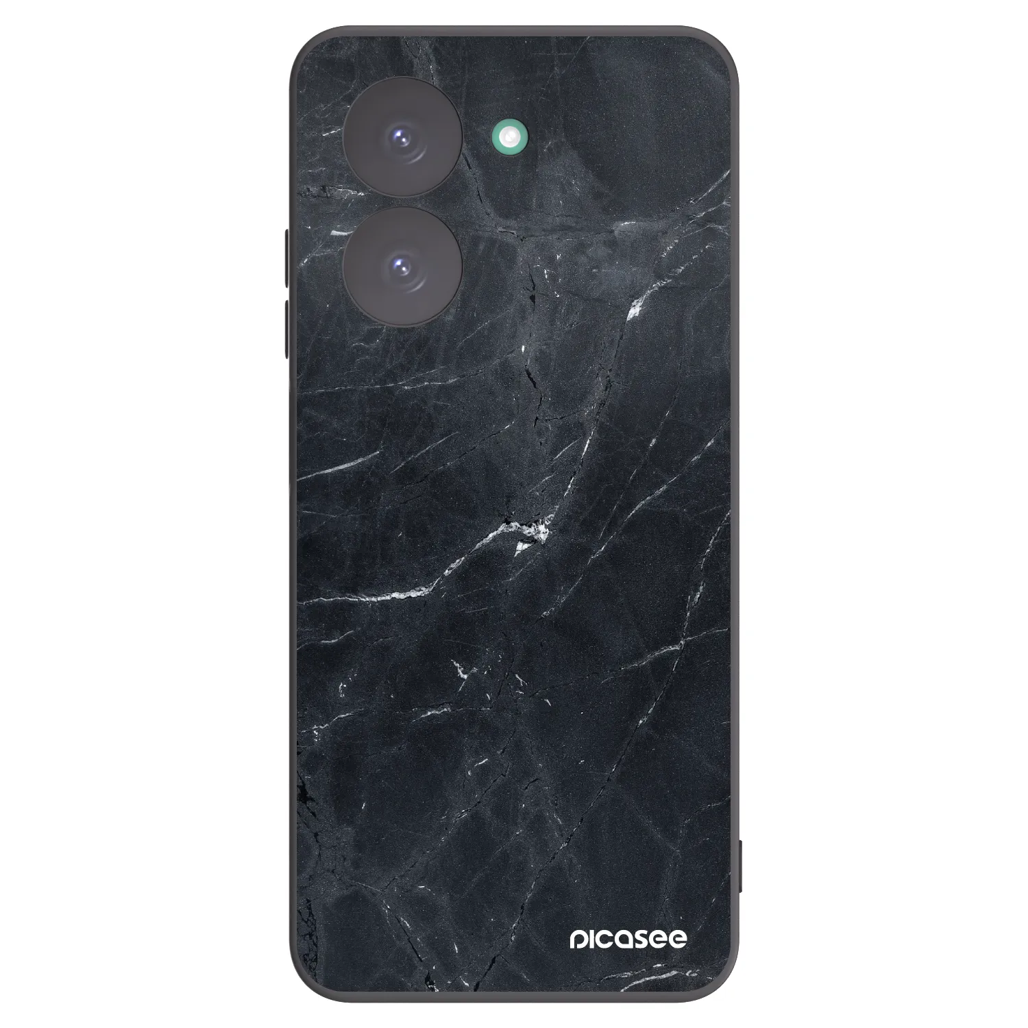 Picasee crna silikonska maskica za Xiaomi Redmi A5 - Black marble