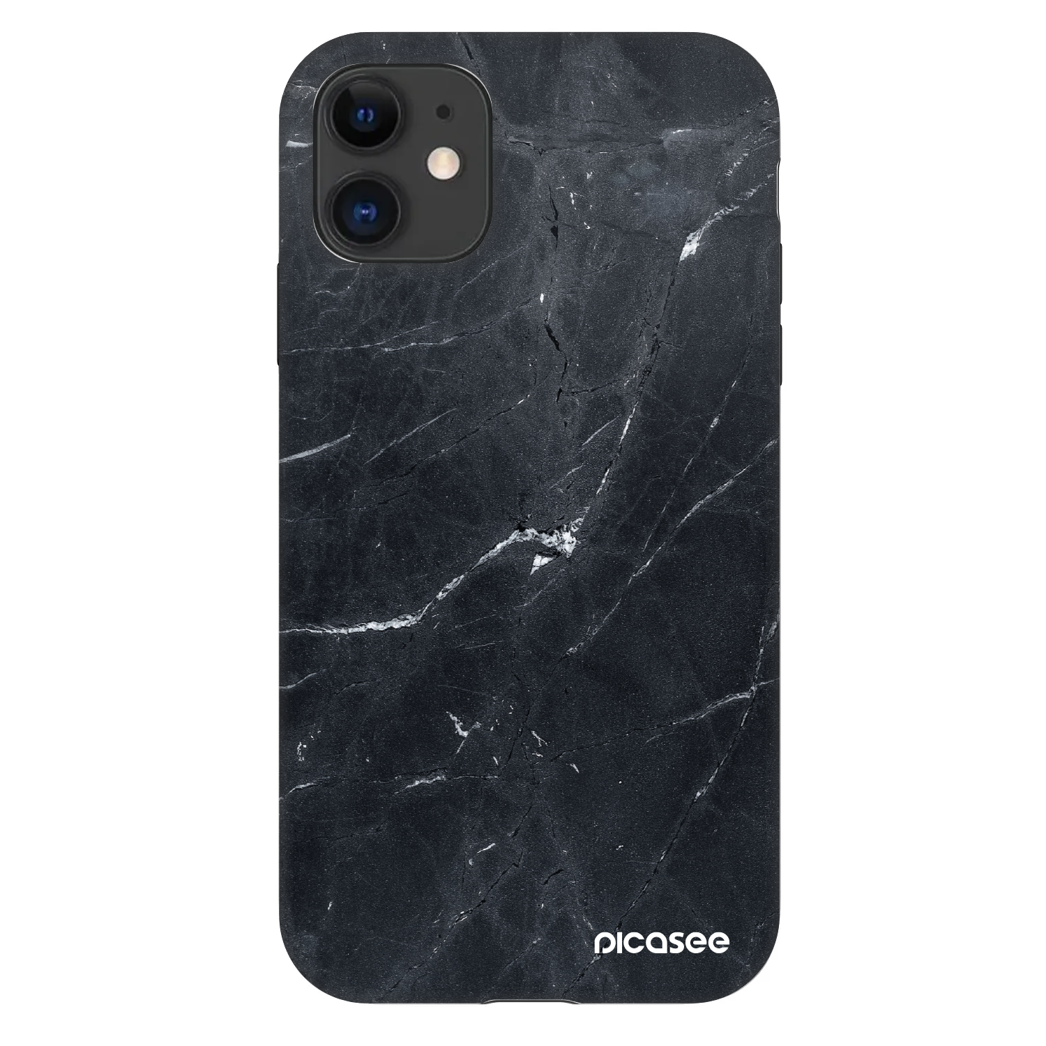 Picasee Fashion Case za Apple iPhone 11 - Black marble