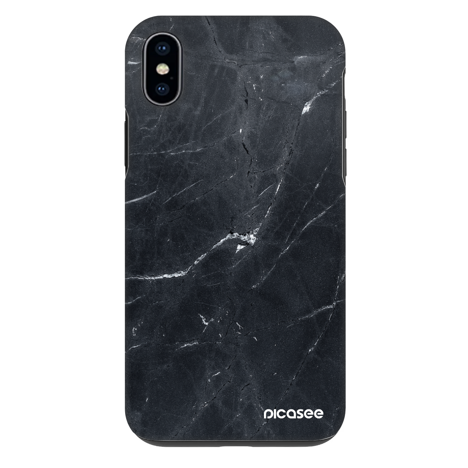Picasee Fashion Case za Apple iPhone XS Max - Black marble