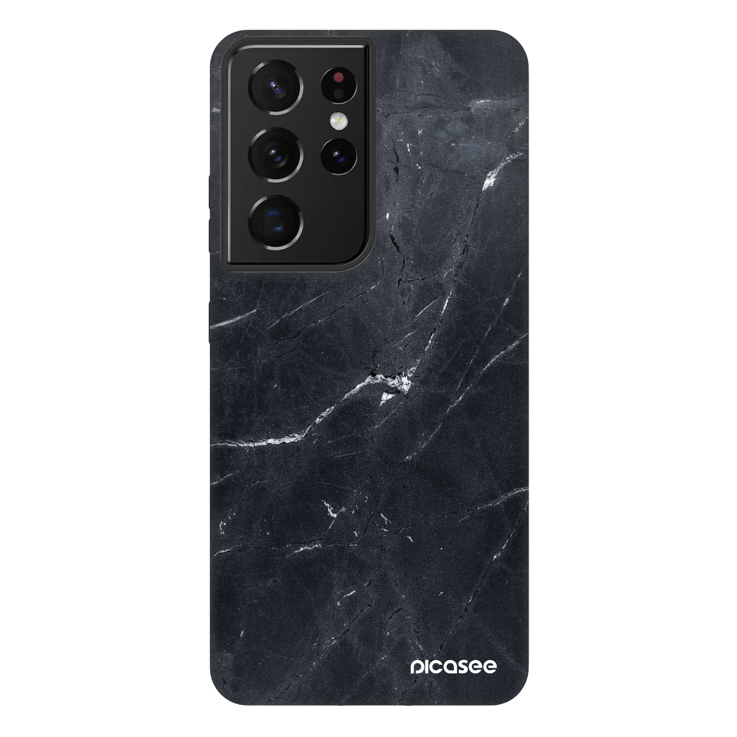 Picasee Fashion Case za Samsung Galaxy S21 Ultra 5G G998B - Black marble