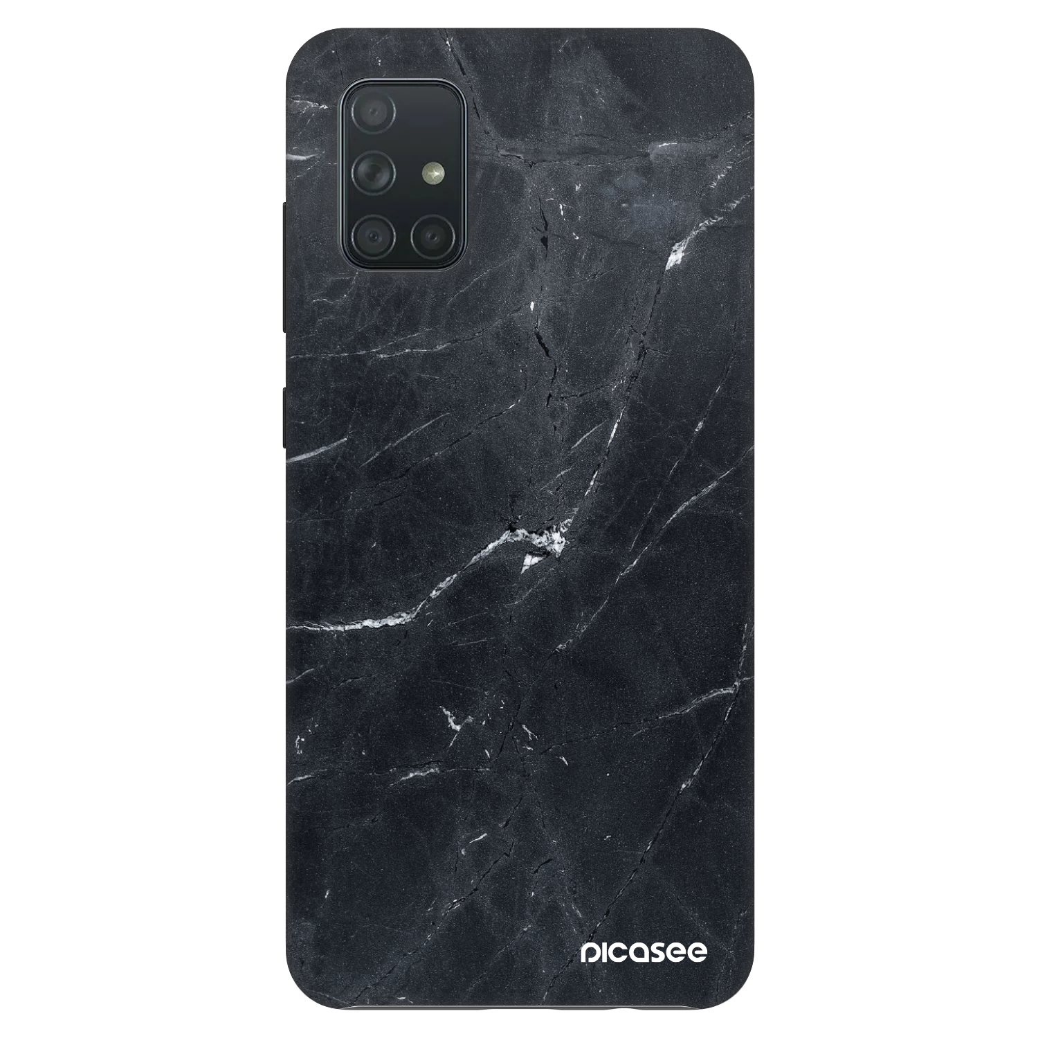Picasee Fashion Case za Samsung Galaxy A71 A715F - Black marble