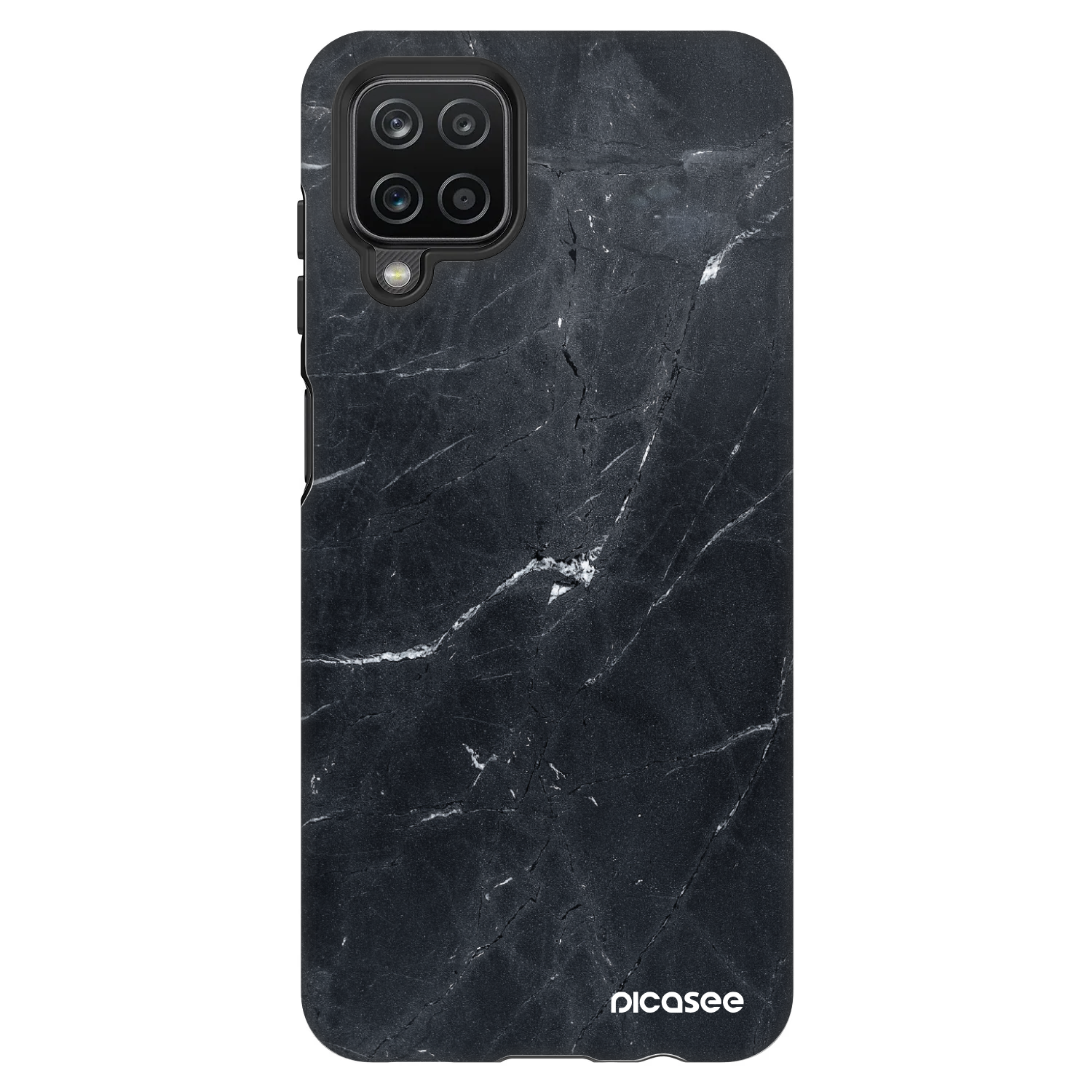 Picasee Fashion Case za Samsung Galaxy A12 A125F - Black marble