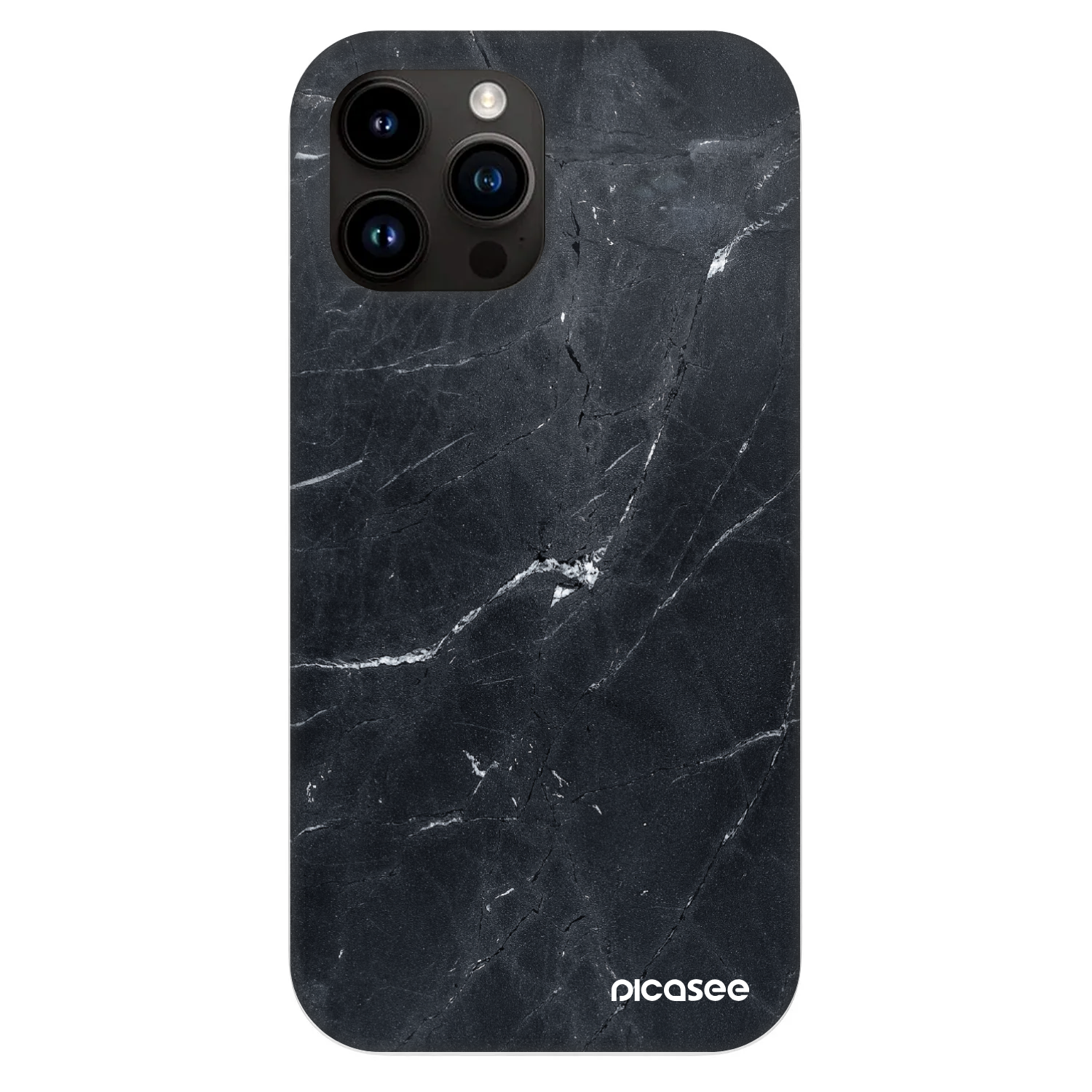 Picasee Fashion Case MagSafe za Apple iPhone 13 Pro Max - Black marble