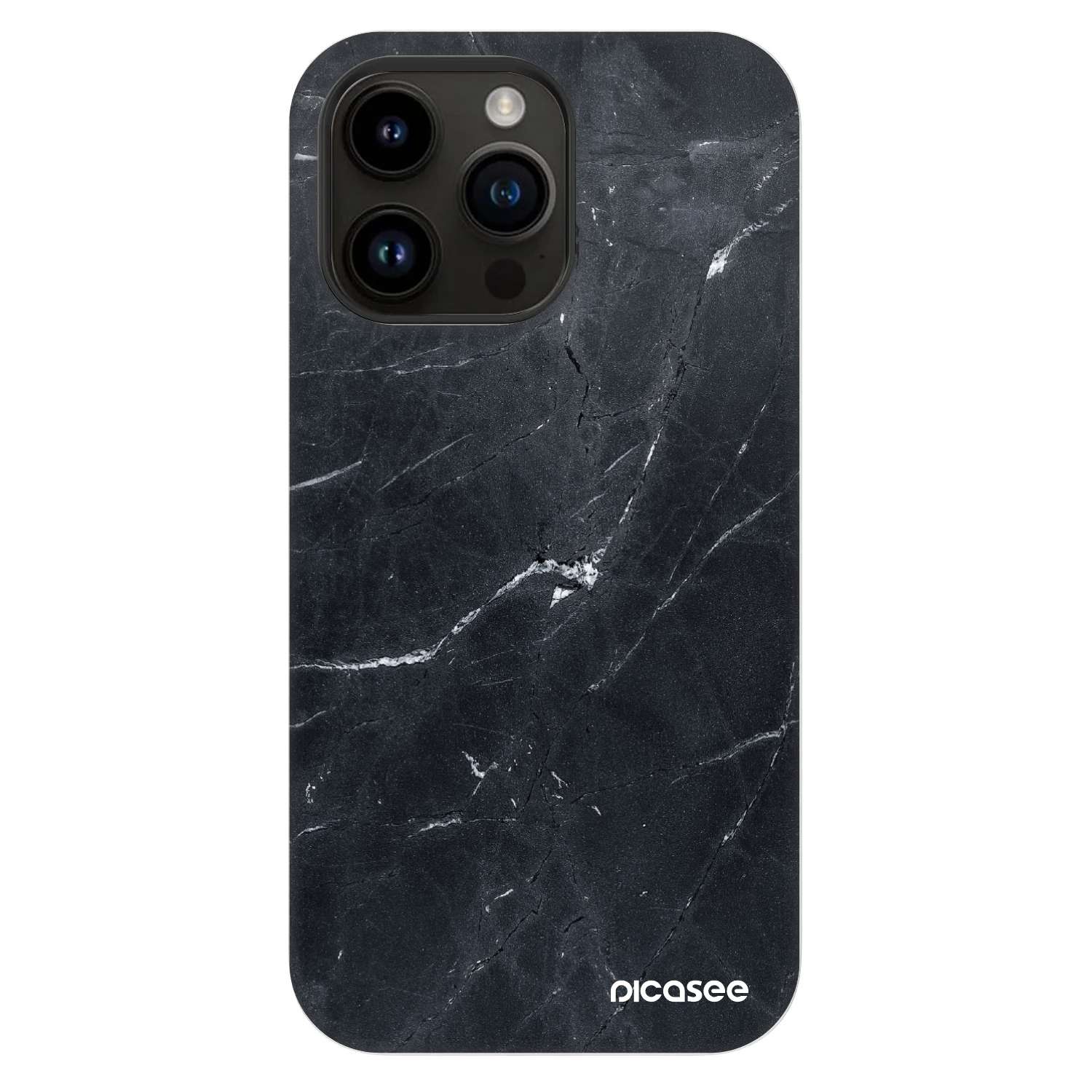Picasee Fashion Case MagSafe za Apple iPhone 14 Pro Max - Black marble