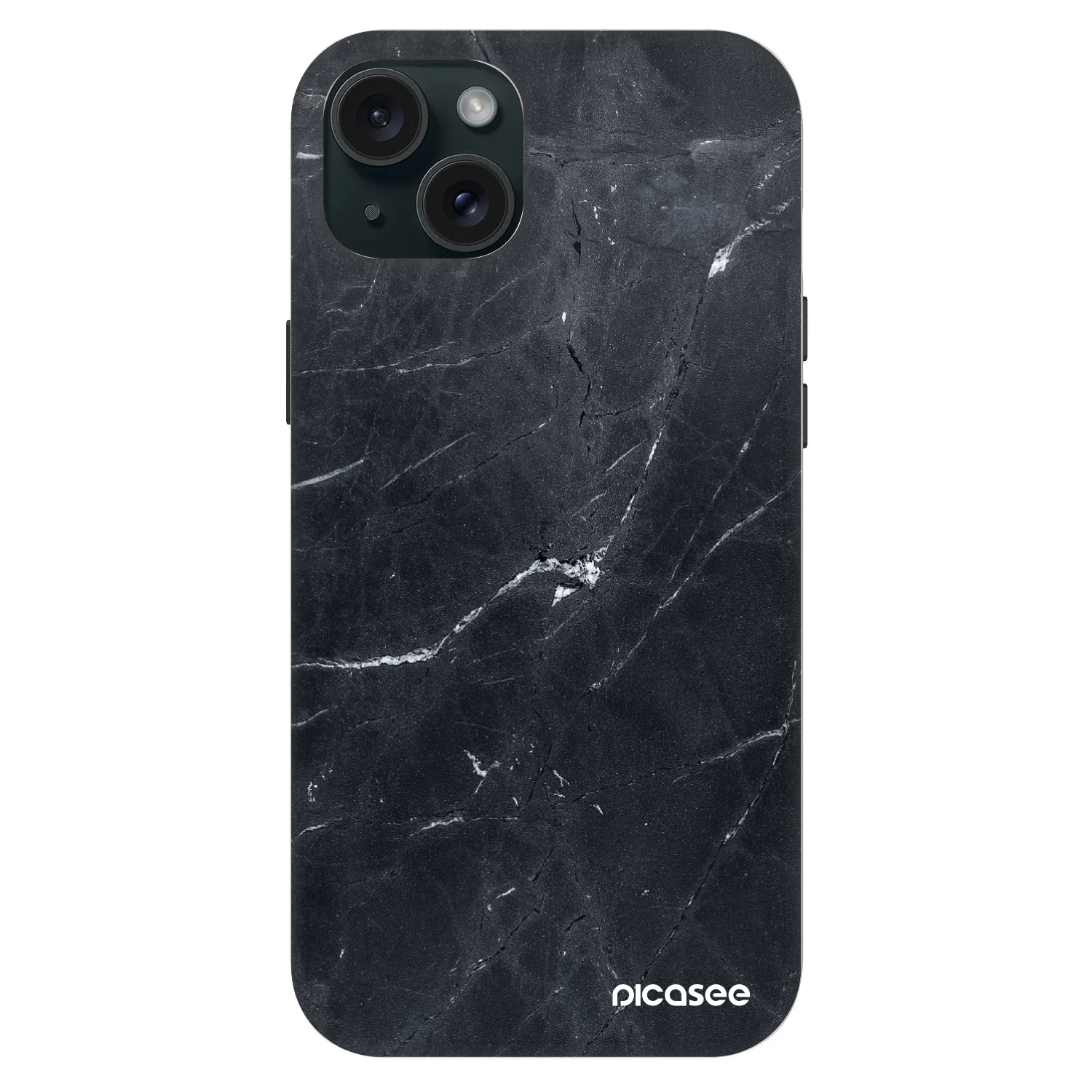Picasee Fashion Case MagSafe za Apple iPhone 15 Plus - Black marble