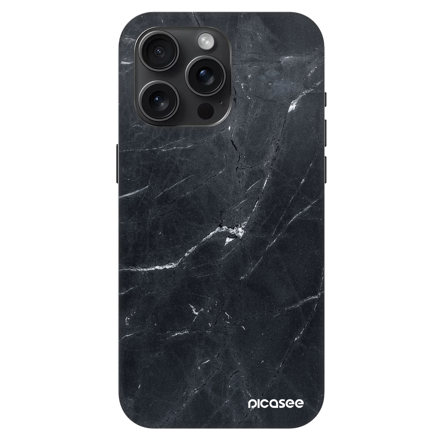 Picasee Fashion Case MagSafe za Apple iPhone 15 Pro Max - Black marble