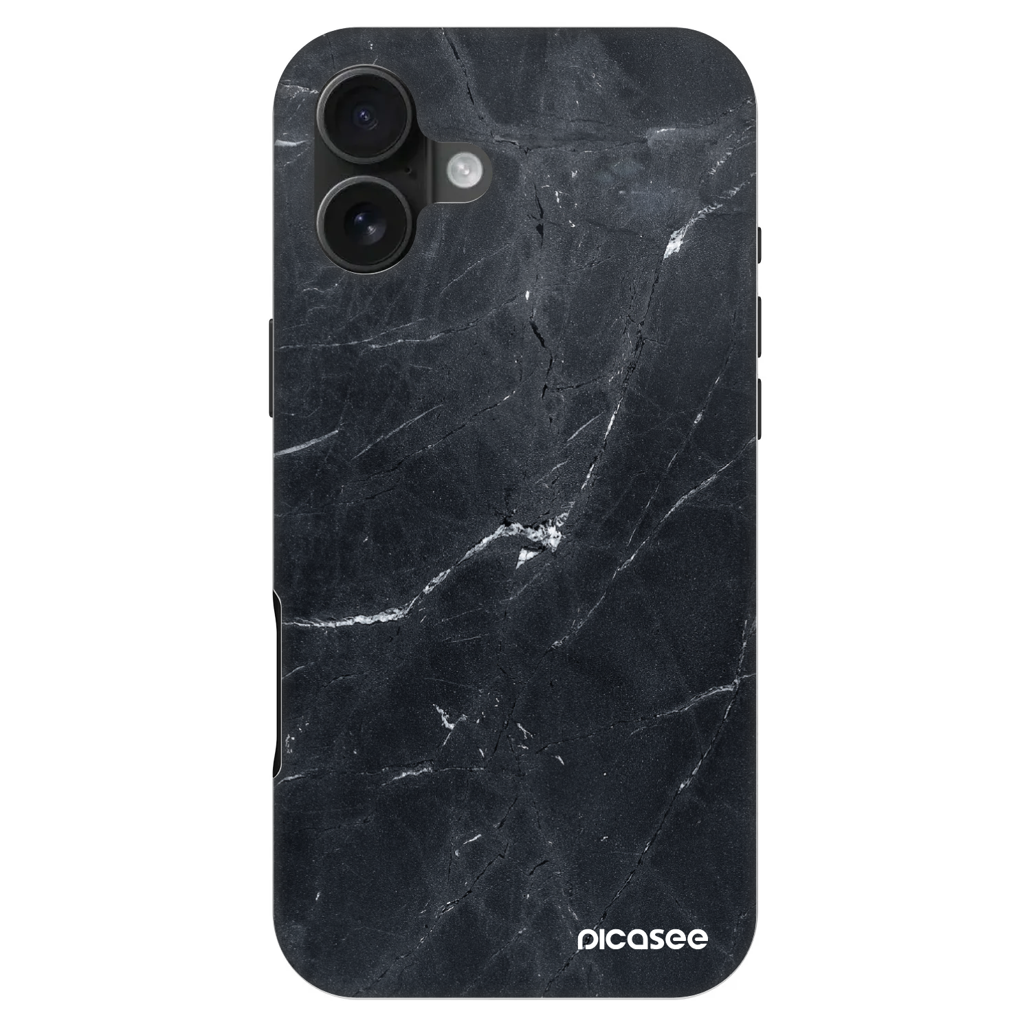 Picasee Fashion Case MagSafe za Apple iPhone 16 Plus - Black marble