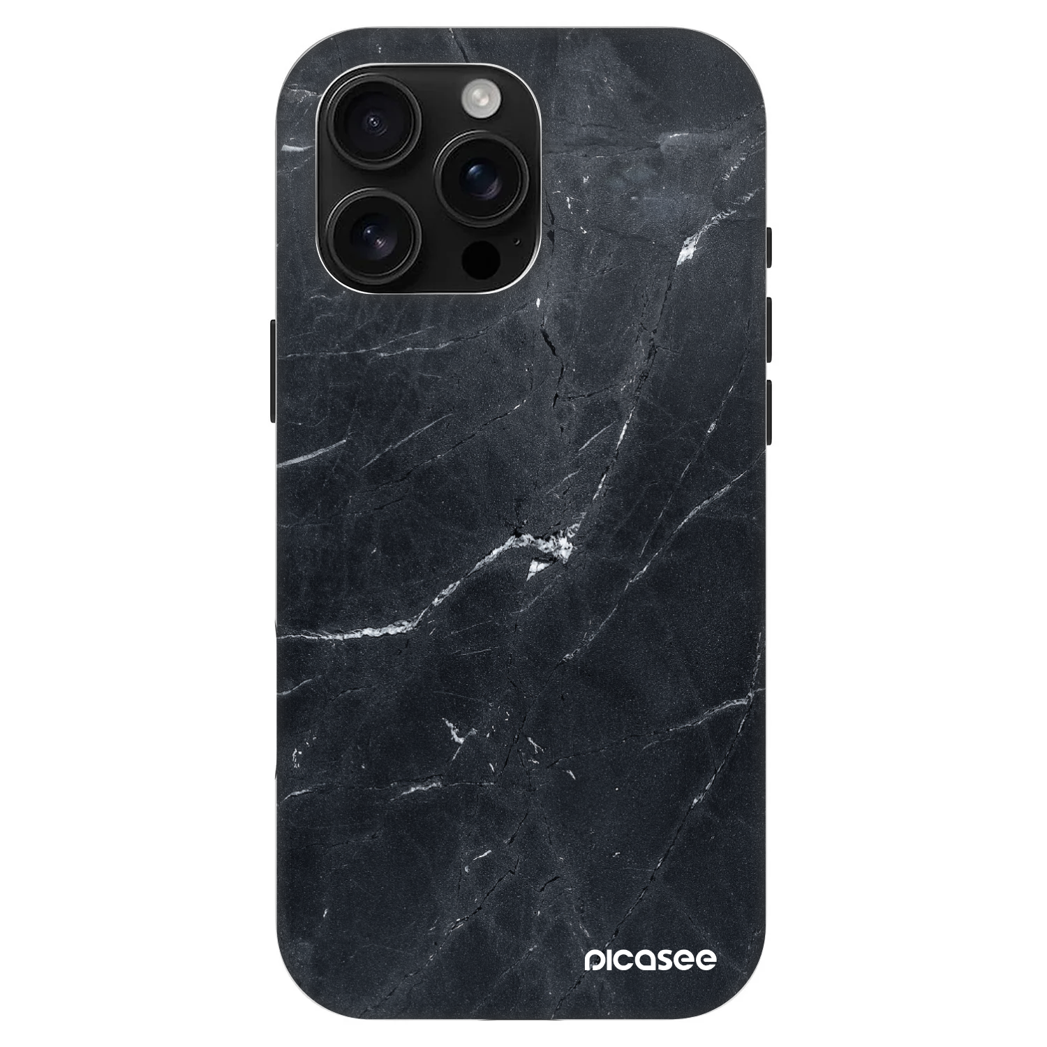 Picasee Fashion Case MagSafe za Apple iPhone 16 Pro Max - Black marble