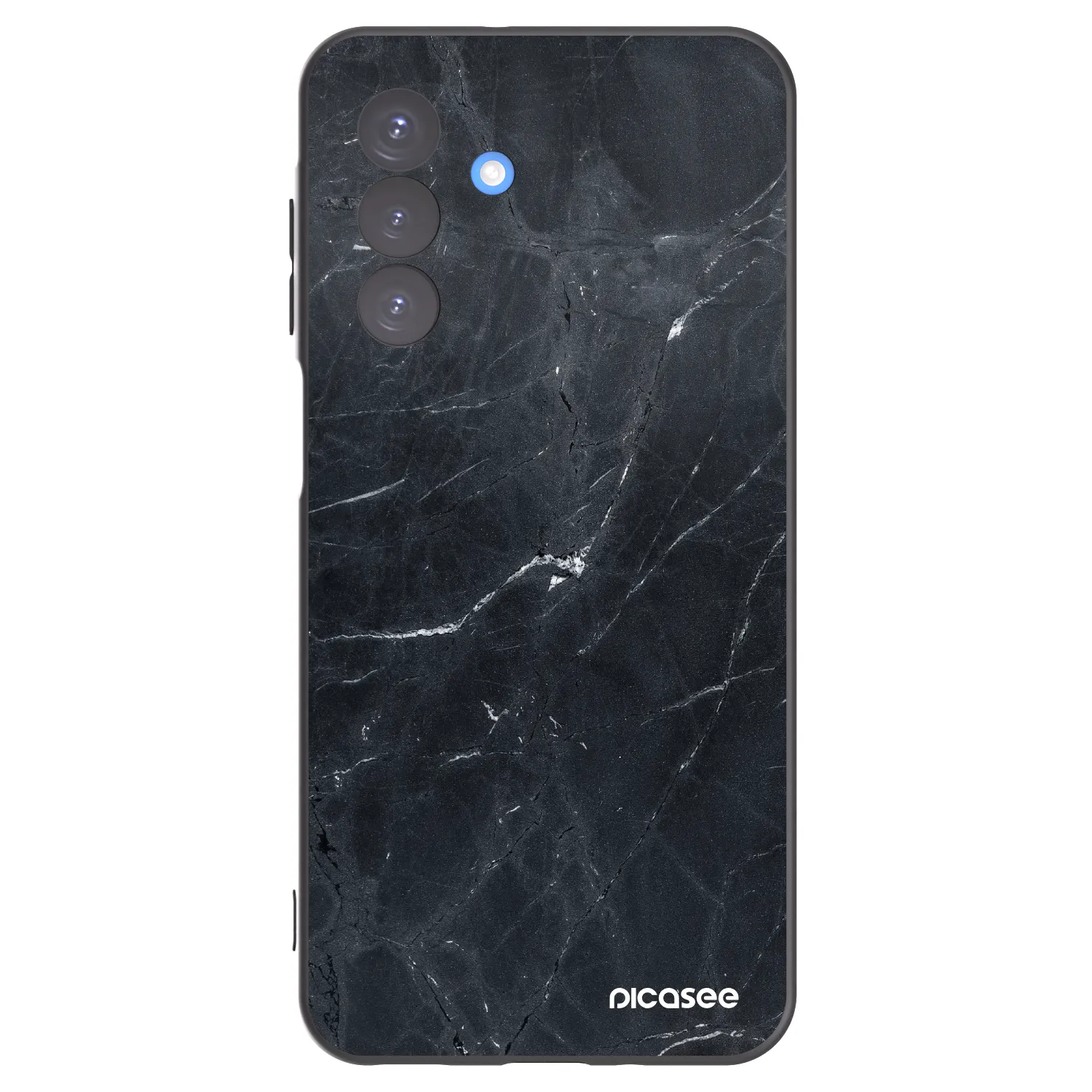 Picasee crna silikonska maskica za Samsung Galaxy A17 5G - Black marble