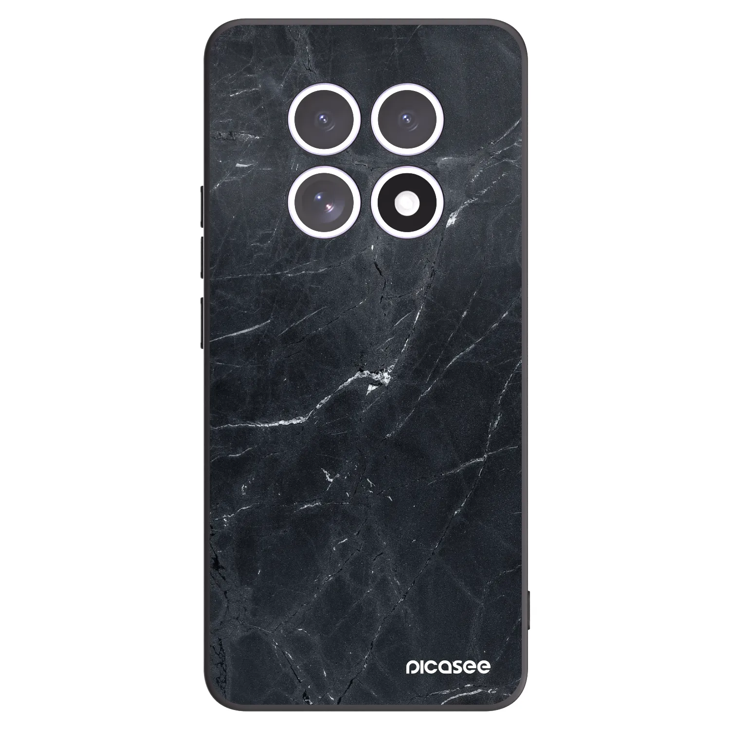 Picasee crna silikonska maskica za Xiaomi Redmi Note 15 - Black marble