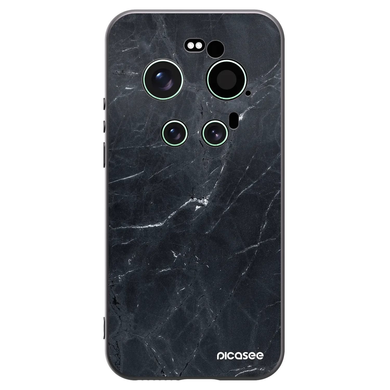 Picasee crna silikonska maskica za Xiaomi 17 Ultra - Black marble