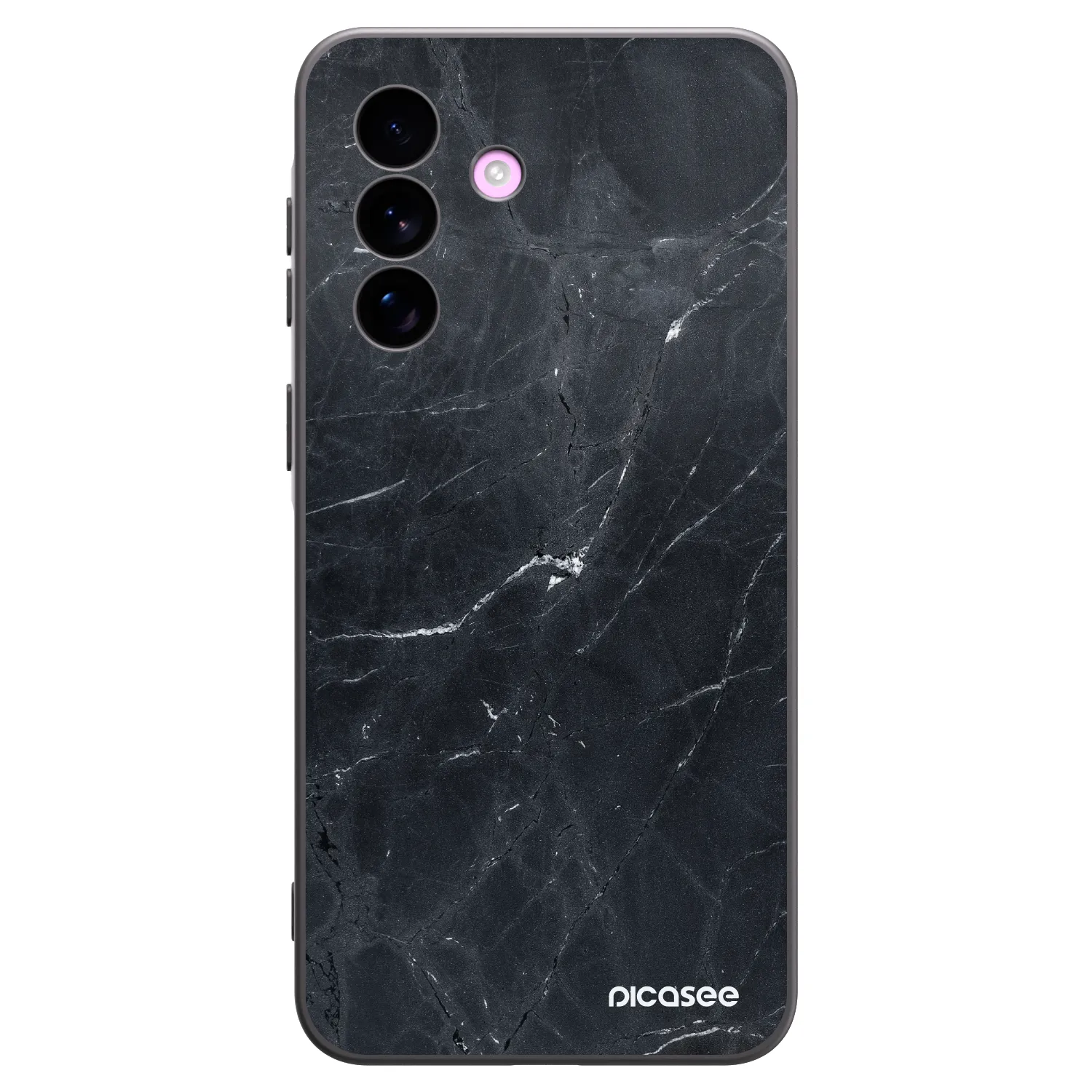 Picasee crna silikonska maskica za Samsung Galaxy A57 5G - Black marble