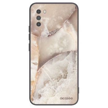Picasee crna silikonska maskica za Xiaomi Poco M3 - Cream marble