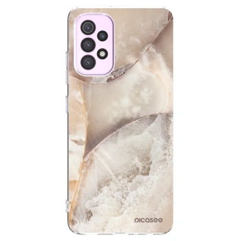 Picasee silikonska prozirna maskica za Samsung Galaxy A32 5G A326B - Cream marble
