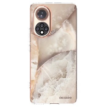Picasee silikonska prozirna maskica za Huawei Nova 9 - Cream marble