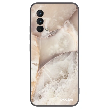 Picasee crna silikonska maskica za Realme GT Master Edition 5G - Cream marble