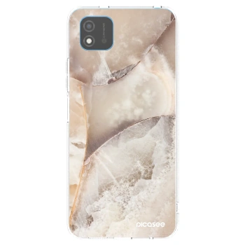 Picasee silikonska prozirna maskica za Realme C11 (2021) - Cream marble