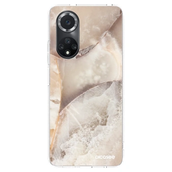 Picasee silikonska prozirna maskica za Huawei Nova 9 SE - Cream marble