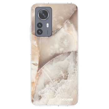 Picasee silikonska prozirna maskica za Xiaomi 12 Pro - Cream marble