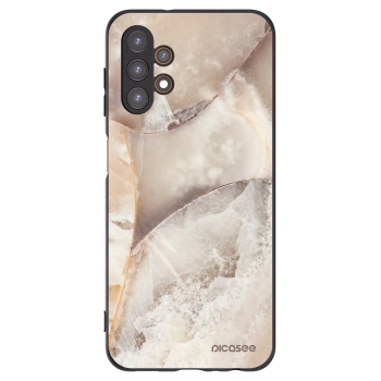 Picasee crna silikonska maskica za Samsung Galaxy A13 4G A135 - Cream marble