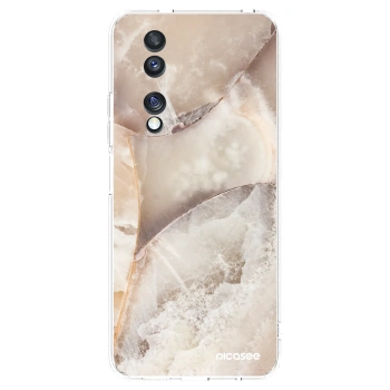 Picasee silikonska prozirna maskica za Honor 70 - Cream marble