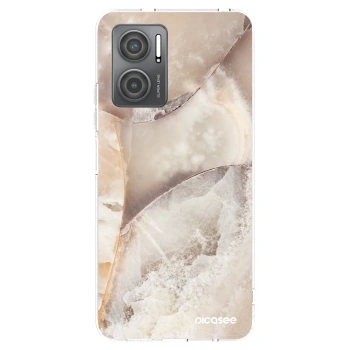Picasee silikonska prozirna maskica za Xiaomi Redmi 10 5G - Cream marble