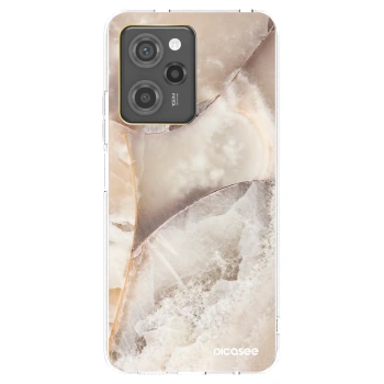 Picasee silikonska prozirna maskica za Xiaomi Poco X5 Pro - Cream marble