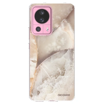 Picasee silikonska prozirna maskica za Xiaomi 13 Lite - Cream marble