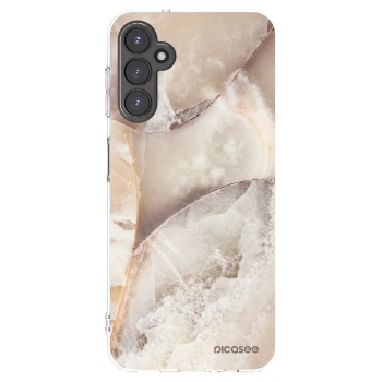 Picasee silikonska prozirna maskica za Samsung Galaxy A14 4G A145R - Cream marble
