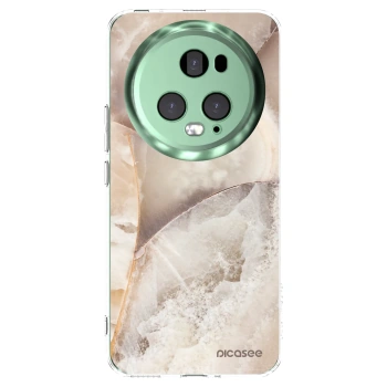 Picasee silikonska prozirna maskica za Honor Magic5 Pro - Cream marble