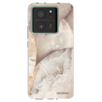 Picasee silikonska prozirna maskica za Xiaomi 13T - Cream marble
