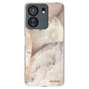 Picasee silikonska prozirna maskica za Xiaomi Redmi 13C 4G - Cream marble