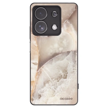 Picasee crna silikonska maskica za Xiaomi Redmi Note 13 Pro 4G - Cream marble