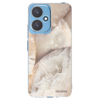Picasee silikonska prozirna maskica za Xiaomi Redmi 13C 5G - Cream marble