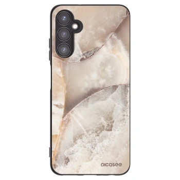 Picasee crna silikonska maskica za Samsung Galaxy A05s A057G - Cream marble