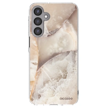Picasee silikonska prozirna maskica za Samsung Galaxy A16 5G - Cream marble