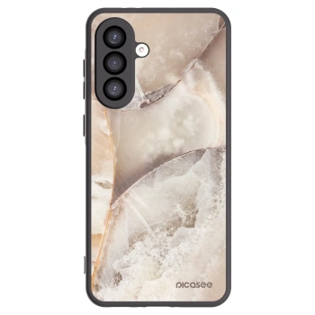 Picasee crna silikonska maskica za Samsung Galaxy A26 5G A266B - Cream marble