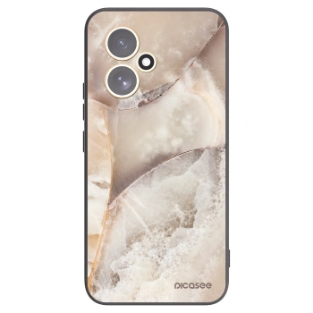 Picasee crna silikonska maskica za Honor 400 5G - Cream marble