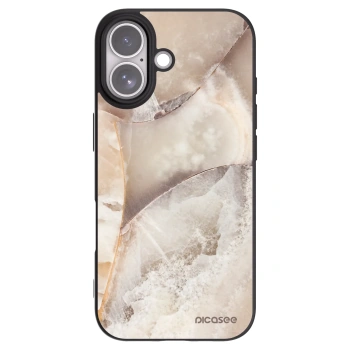 Picasee crna silikonska maskica za Apple iPhone 17 - Cream marble