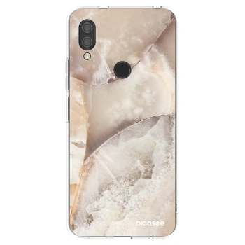 Picasee silikonska prozirna maskica za Xiaomi Redmi 7 - Cream marble
