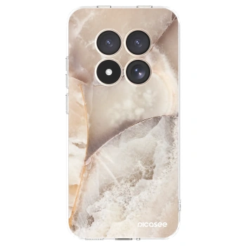 Picasee silikonska prozirna maskica za Xiaomi Redmi Note 15 Pro 4G - Cream marble