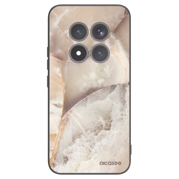 Picasee crna silikonska maskica za Xiaomi Redmi Note 15 Pro+ - Cream marble