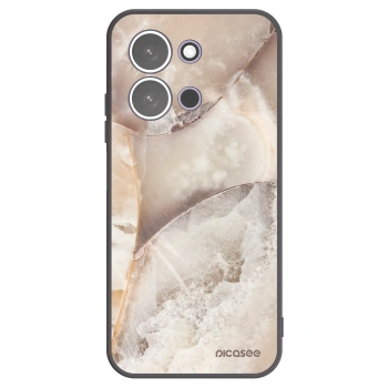 Picasee crna silikonska maskica za Xiaomi Redmi 15C 5G - Cream marble