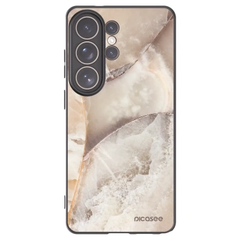 Picasee crna silikonska maskica za Samsung Galaxy S26 Ultra - Cream marble