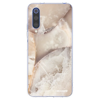 Picasee silikonska prozirna maskica za Xiaomi Mi 9 SE - Cream marble