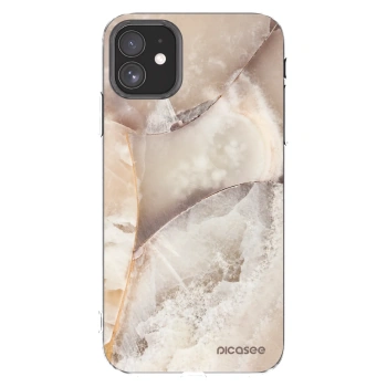 Picasee silikonska prozirna maskica za Apple iPhone 11 - Cream marble