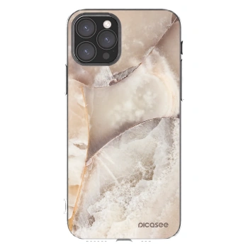 Picasee silikonska prozirna maskica za Apple iPhone 11 Pro - Cream marble