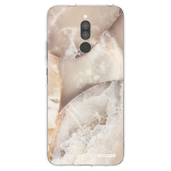 Picasee silikonska prozirna maskica za Xiaomi Redmi 8 - Cream marble