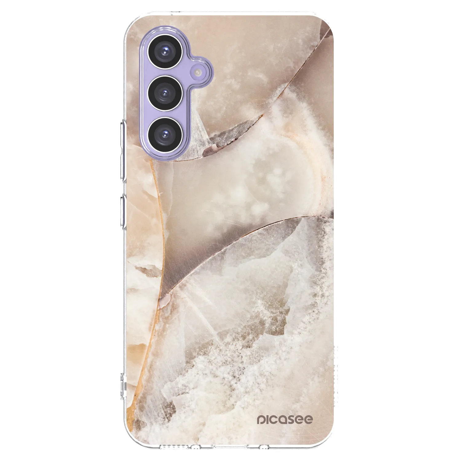 Picasee silikonska prozirna maskica za Samsung Galaxy A54 5G A546B - Cream marble
